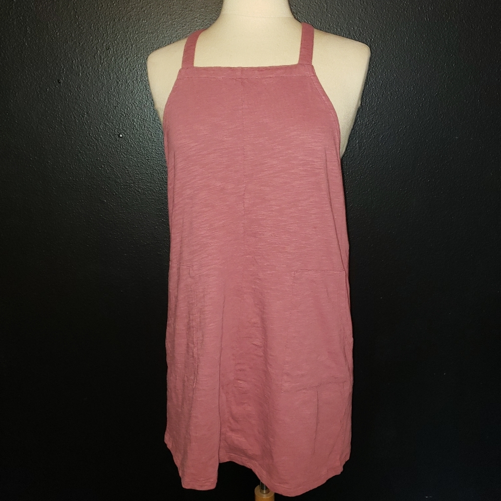 Women's Sleeveless Mini Dress in Dusty Rose